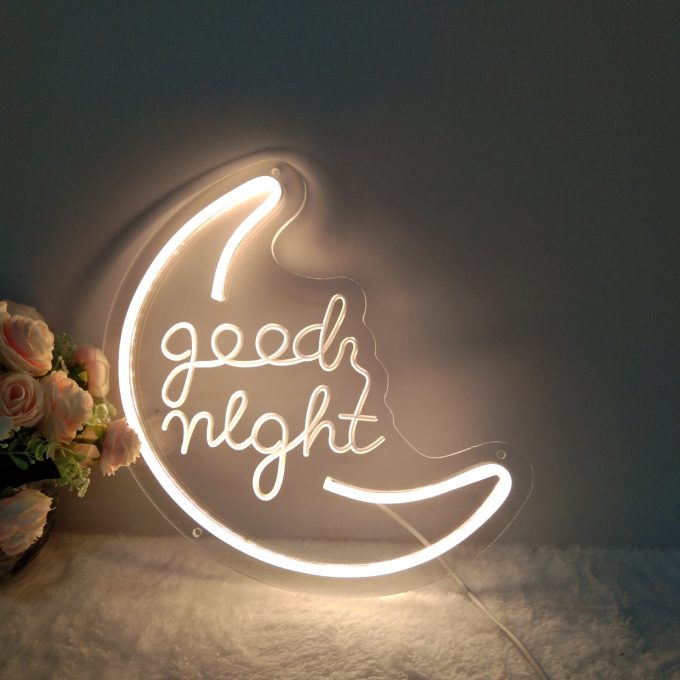 ‘Goodnight’ Neon Led Wandlamp