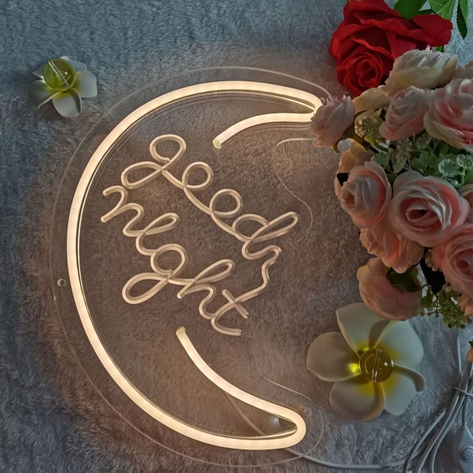 ‘Goodnight’ Neon Led Wandlamp